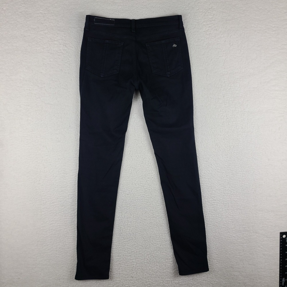 Rag Bone Jeans Womens‎ 29 Legging Skinny Wash Black Plush Soft Cotton GC - Picture 12 of 14